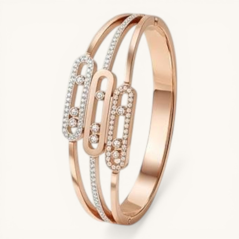 Gehana Mahal Steel Anti Tarnish Bracelet ATTB-(56) Pack of 3