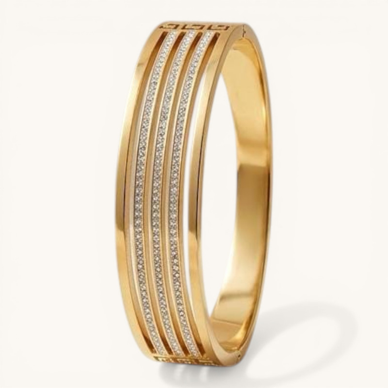 Gehana Mahal Steel Anti Tarnish Bracelet ATTB-(60) Pack of 3