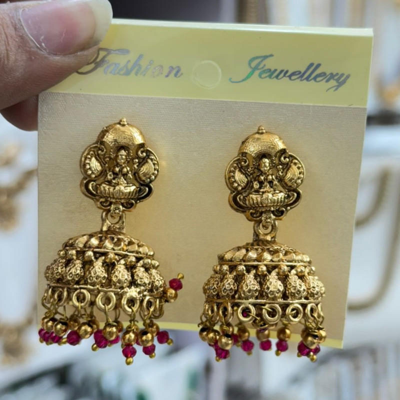 [CSK-(2)] Gehana Mahal South Indian Earrings Set CSK-(2) Pack of 3