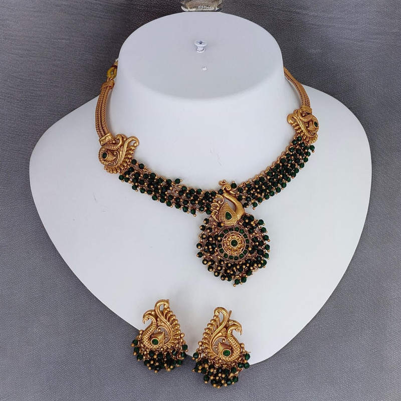 PCS14 Copper Necklace & Earrings Jewellery set for Women