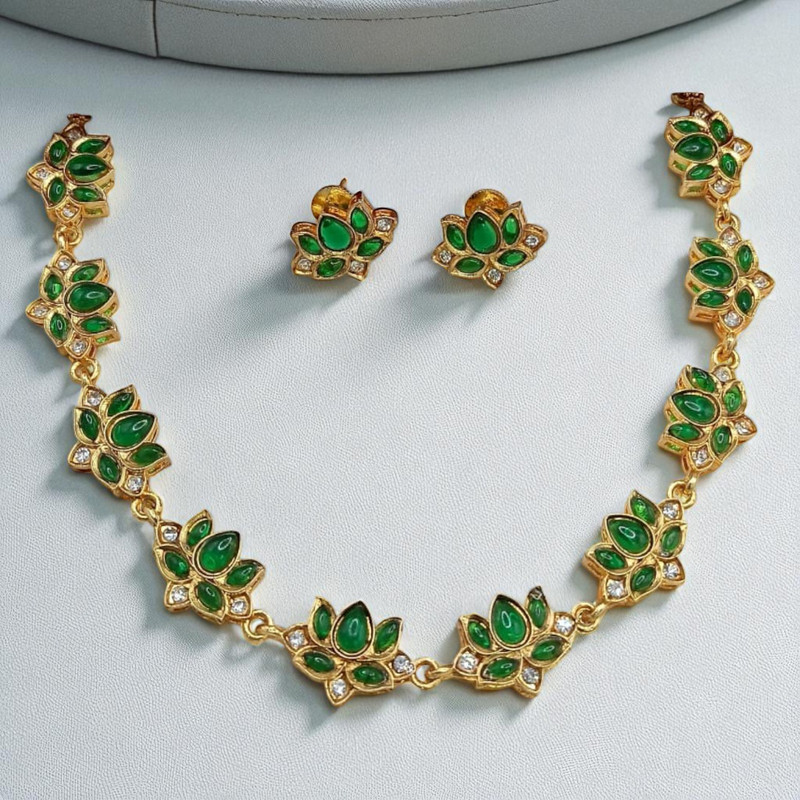 [PCS (35)] PCS35 Copper Necklace & Earrings Jewellery set for Women