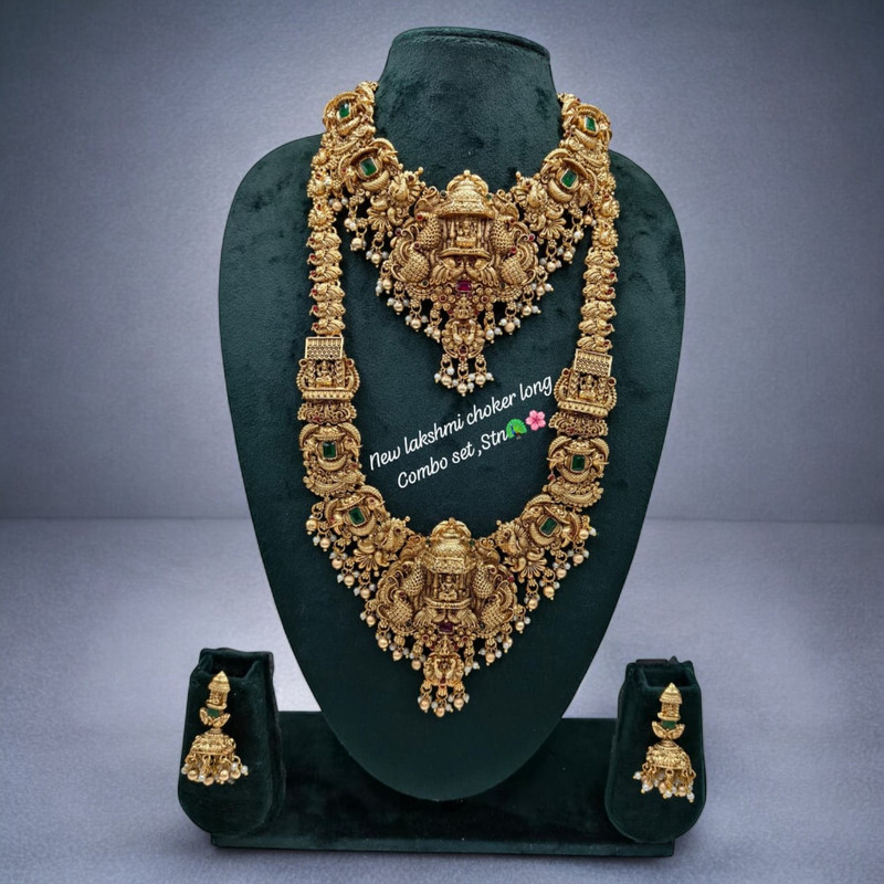 [PCS (46)] PCS46 Copper Necklace & Earrings Jewellery set for Women