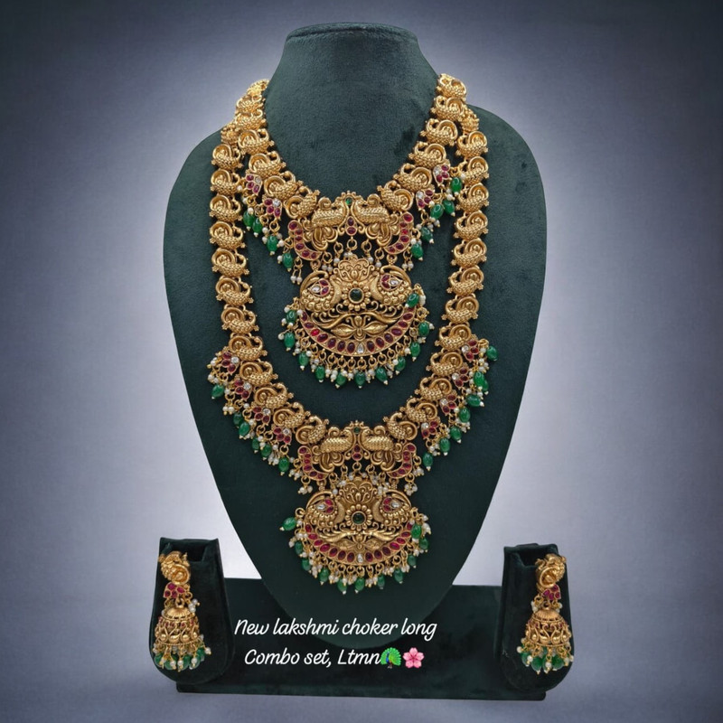 [PCS (49)] PCS49 Copper Necklace & Earrings Jewellery set for Women